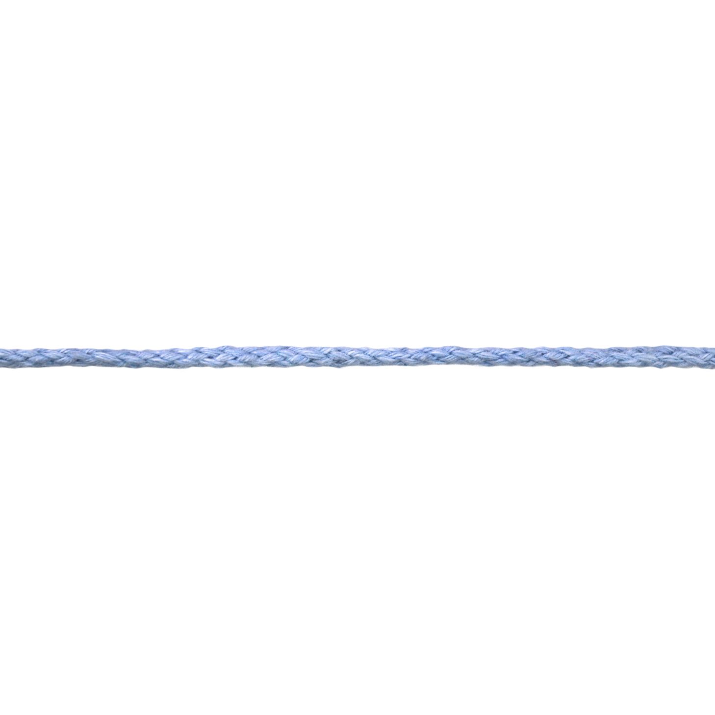 Шнур х/б 3098 диам. 2 мм № 144 ДС светло-голубой (уп. 20 м) (№19)