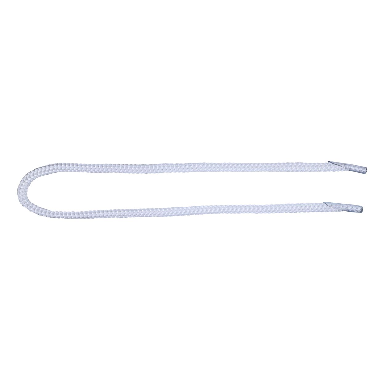 Шнурок для пакетов с крючком арт. 5В511 п/п, диам. 5 мм, дл. 35 см, № 001 ДС белый (уп. 50 пар)