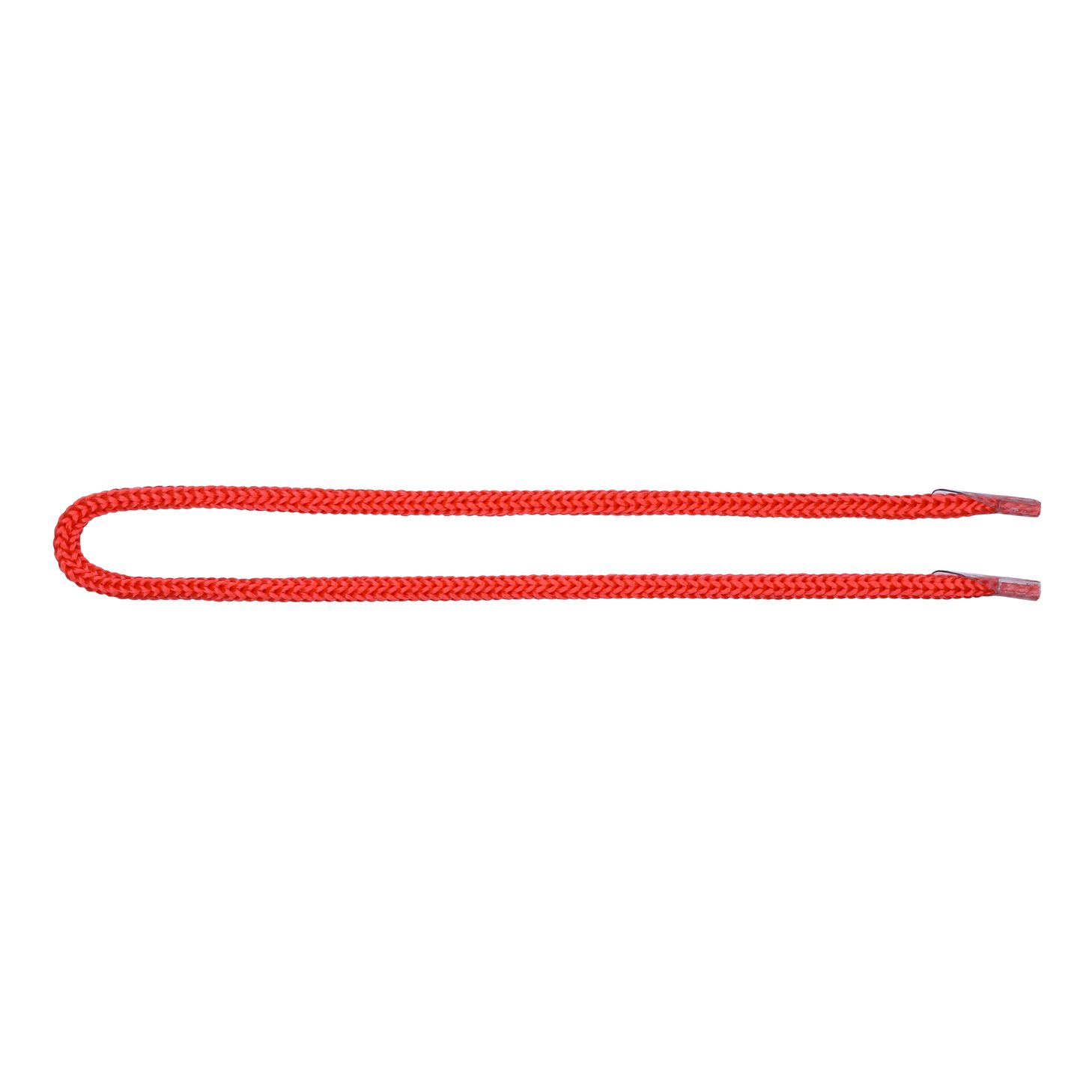 Шнурок для пакетов с крючком арт. 5В511 п/п, диам. 5 мм, дл. 35 см, № 256 ДС красный (уп. 50 пар)
