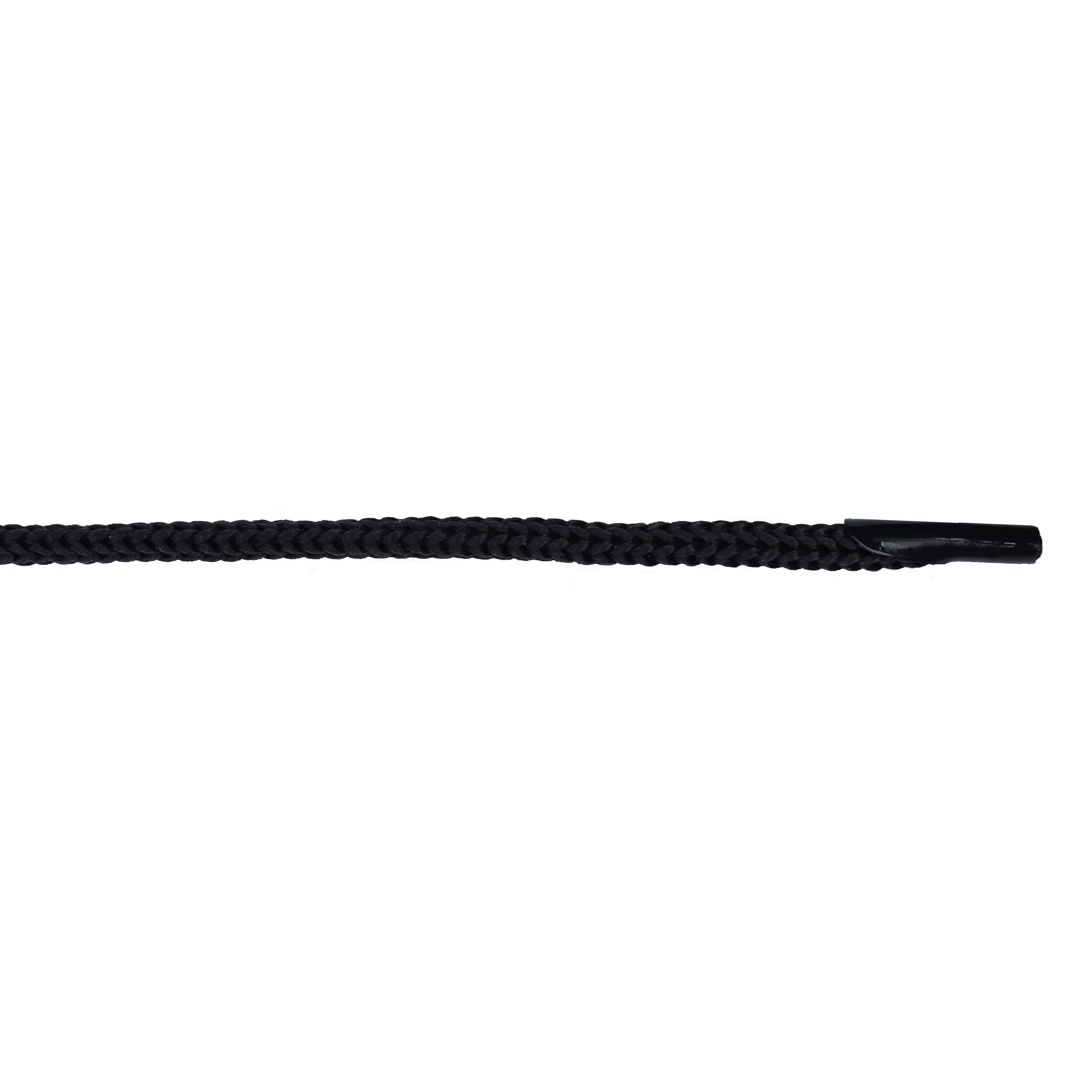 Шнурок для пакетов с крючком арт. 5В511 п/п, диам. 5 мм, дл. 35 см, № 365 ДС черный (уп. 50 пар)