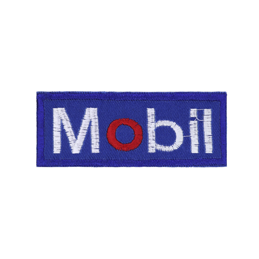 Лейбл клеевой (уп. 12 шт.) 80х30 мм арт. I-104 &quot;Mobil&quot; василек