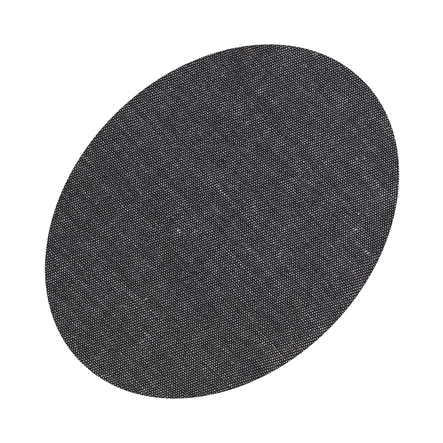 Заплатка термоклеевая (уп.1 пара) овальная 142 х 110 мм, 15сек при темп.150°С, цвет графит