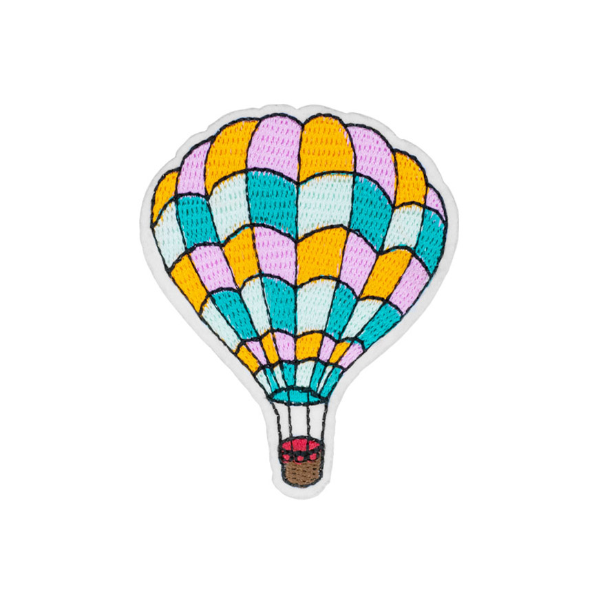 Термоаппликация (уп.10шт) арт. 40166-R2837 55х70 мм "Воздушный шар"