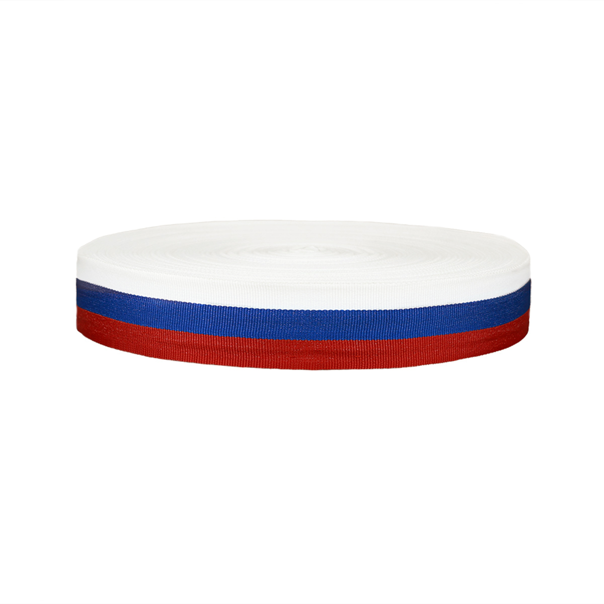 Лента &quot;Российский триколор&quot;  арт. КВ35 шир. 35 мм  5,7 г/м (100 м)