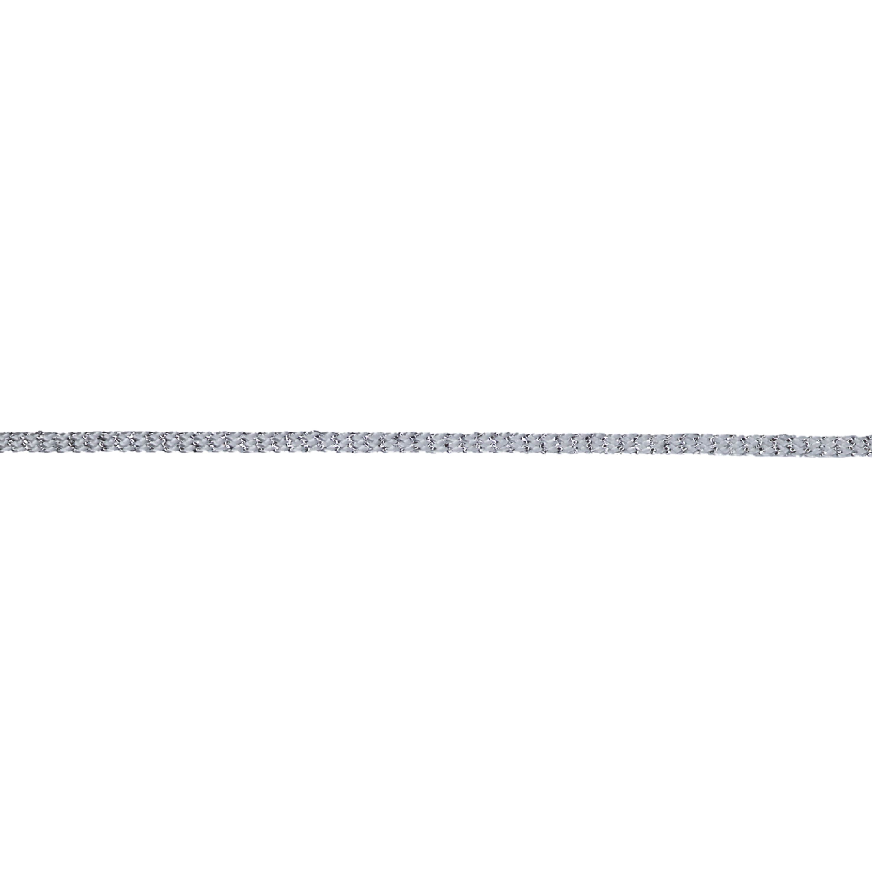 Шнур  отделочный арт. 3027  диам. 2 мм (уп. 50 м) серебро