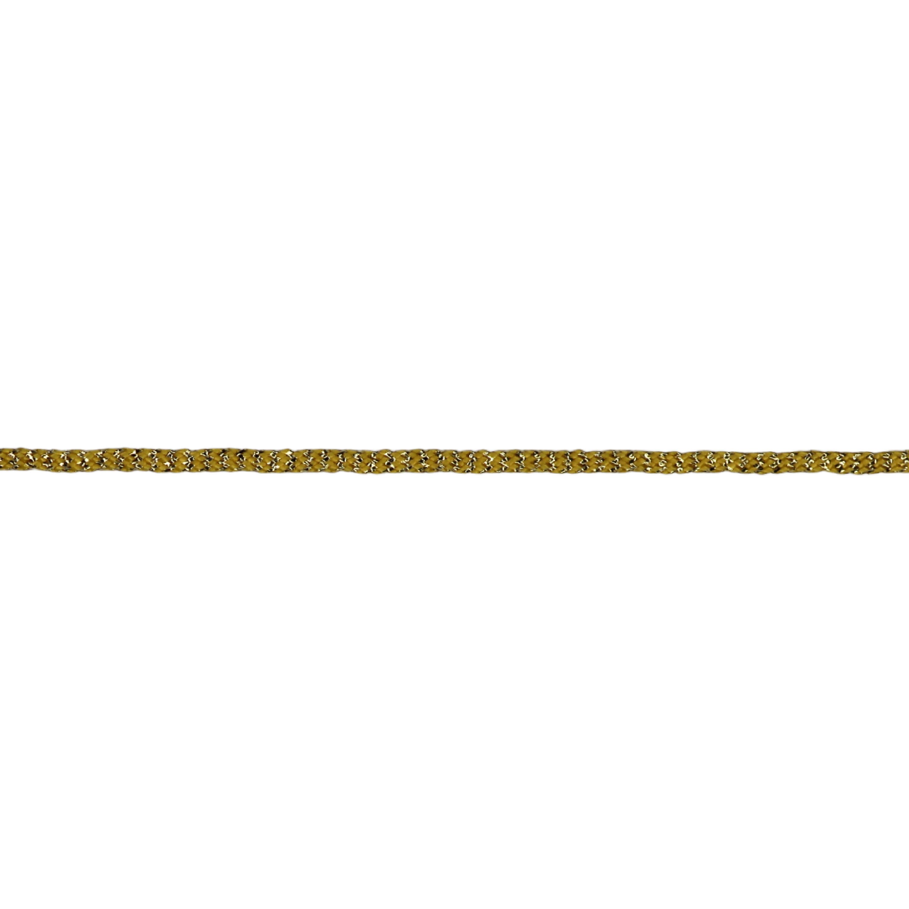 Шнур  отделочный арт. 3027  диам. 2 мм (уп. 50 м) золото