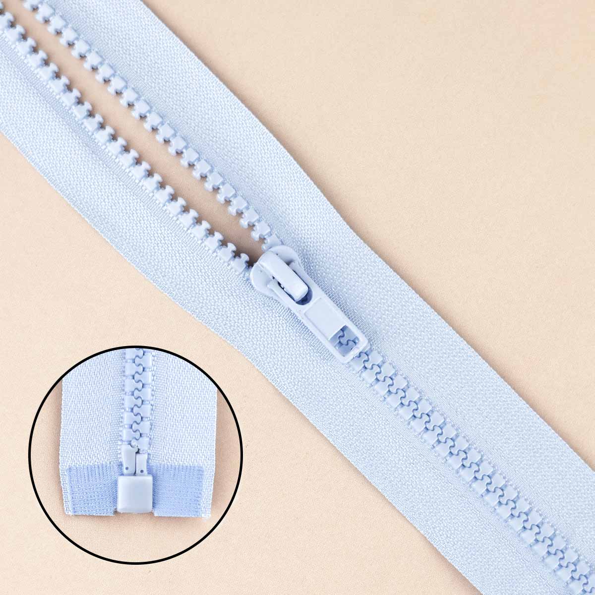 Молния "трактор" тип-5 1замок 80 см № 170 ДС голубой