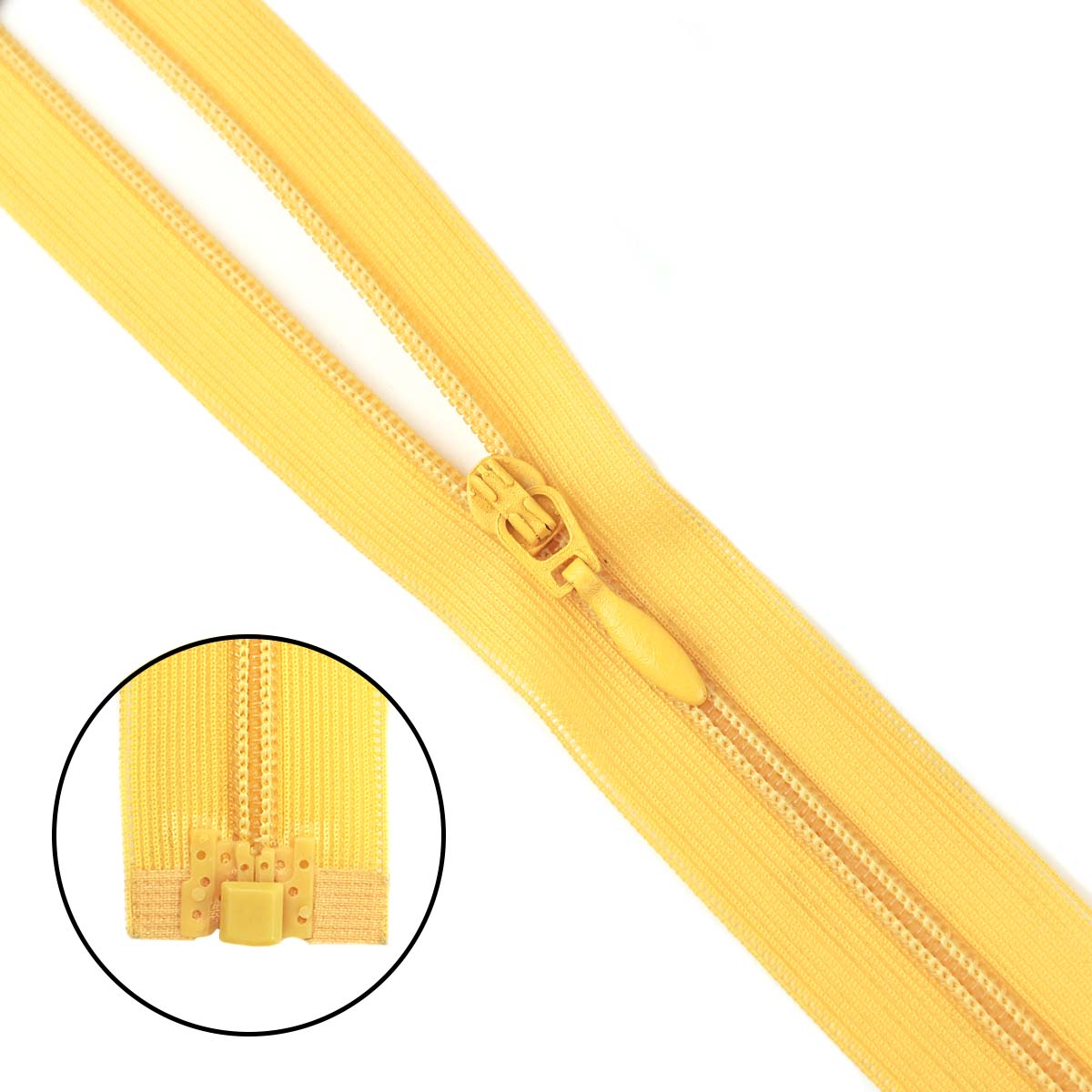 Спираль тип 3 разъемная (нейлон) 50 см № 005 ДС желтый