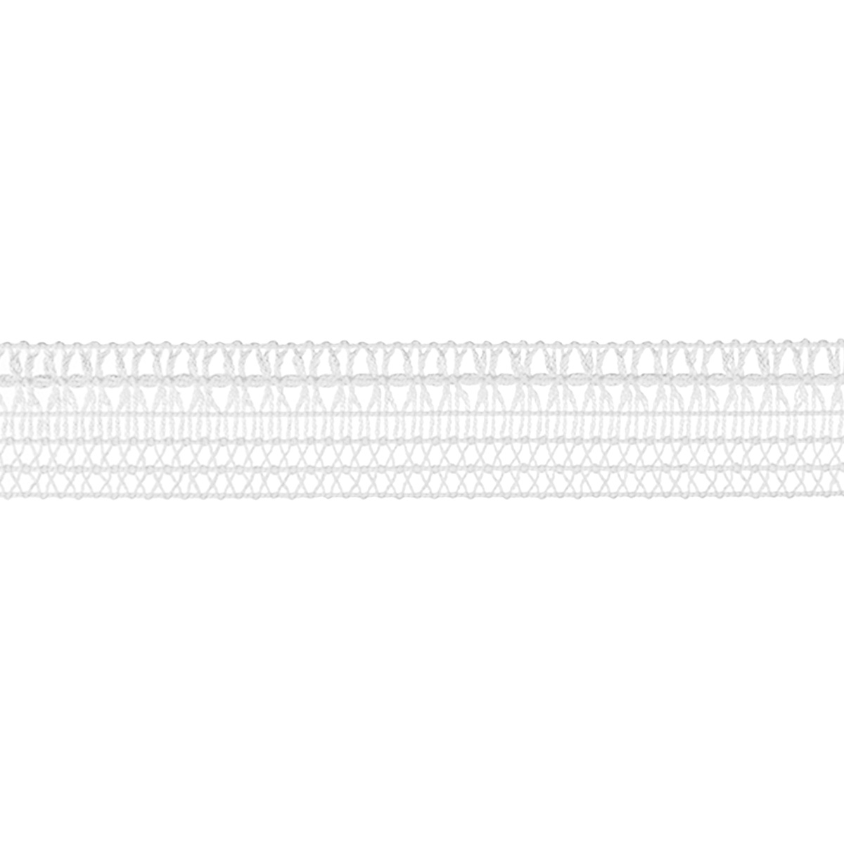 Тесьма отделочная рис. 6211 шир. 30 мм белая (уп. 25 м)