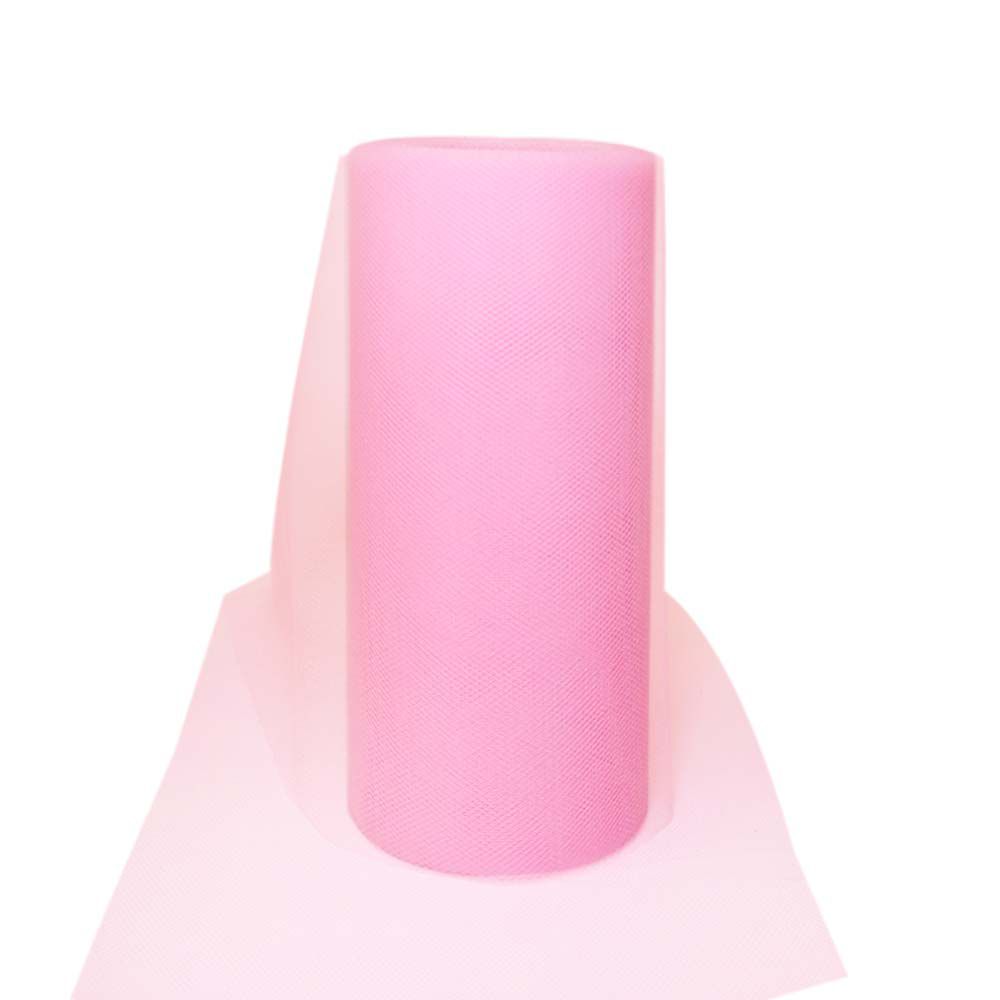 Фатин средней жесткости (уп.25 ярд) ш. 15см (57) розовый