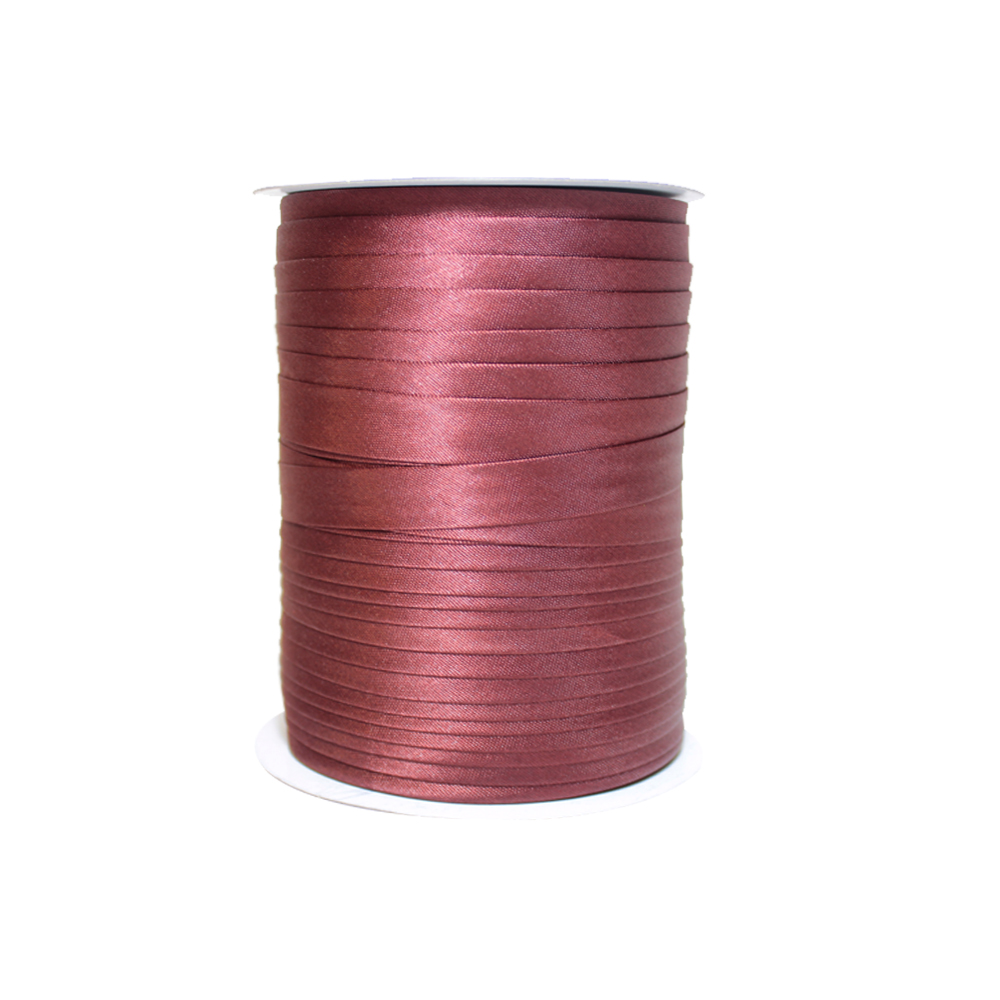 Косая бейка (уп. 132 м) шир. 15 мм № 246 ДС бордово-коричневый