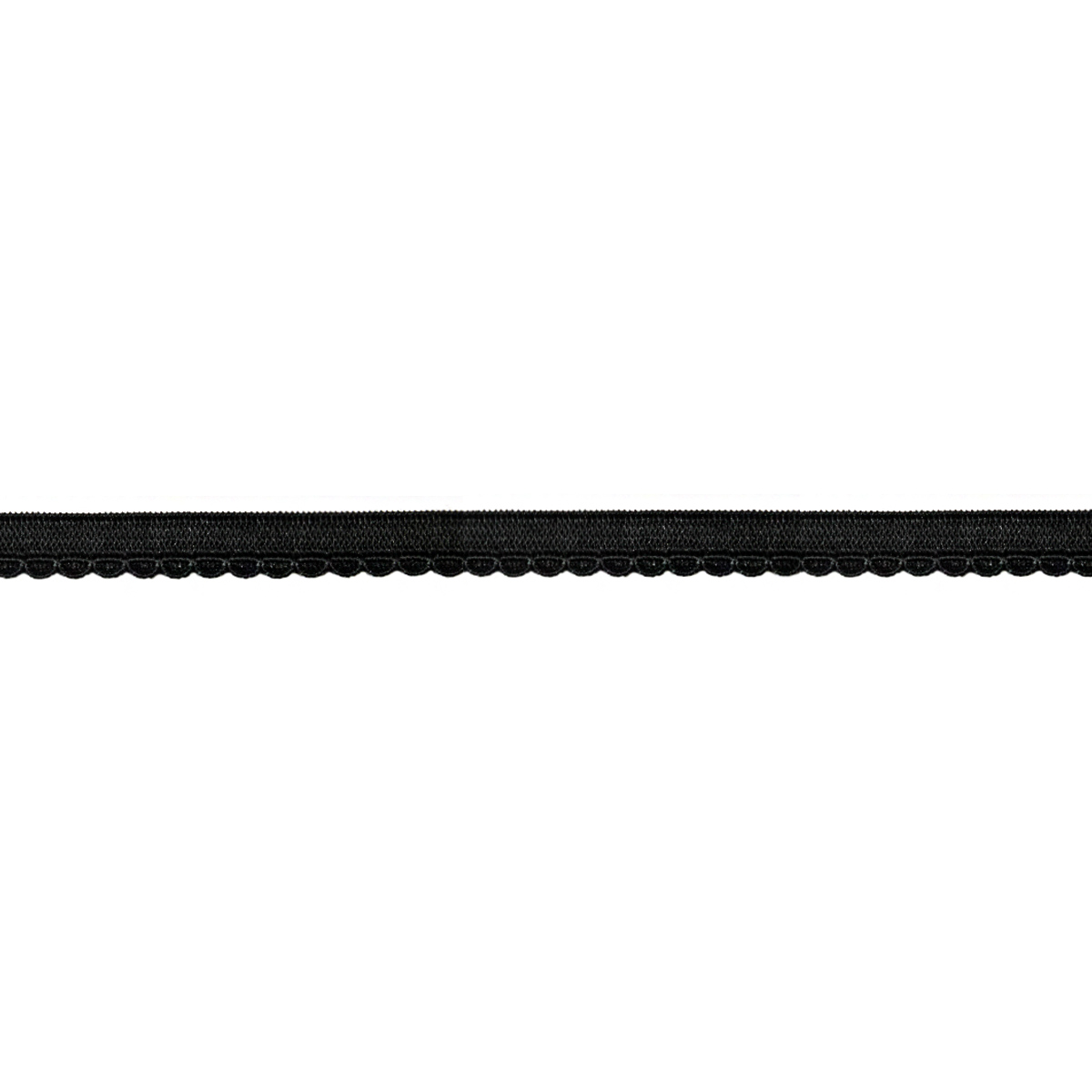 Резинка ажурная для нижнего белья арт. 9122-010 шир. 10 мм чёрная (уп. 50 м)