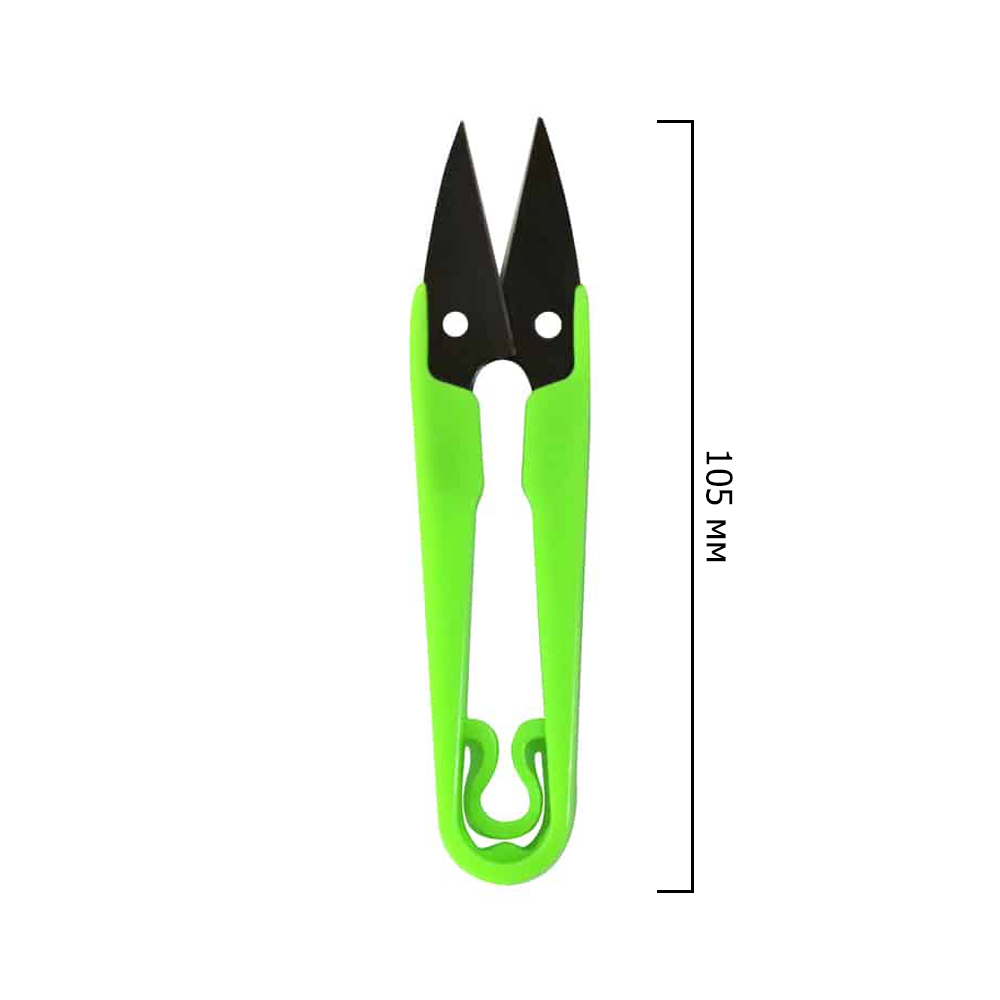 Ножницы окантовочные на пластине № 4 (дл. раб. части 32 мм, ручки пластик, уп. 12 шт)