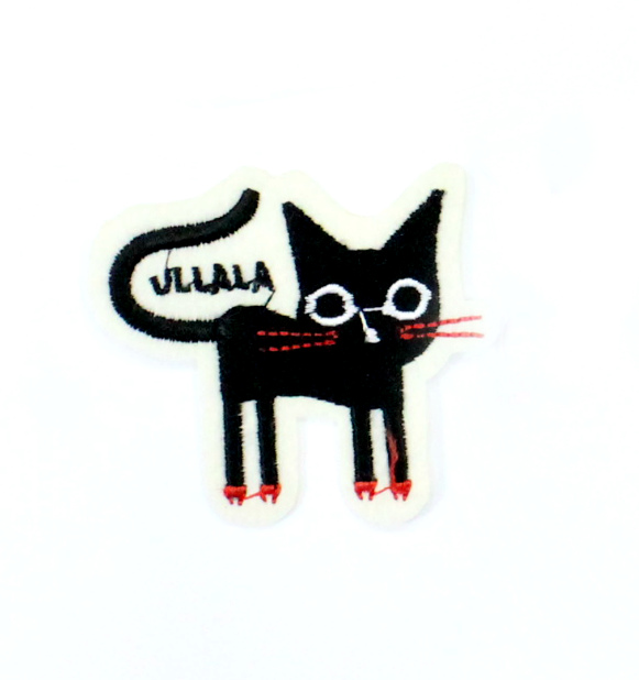 Термоаппликация (уп.10шт) арт. 40166-R1689 62х50 мм "Котенок"