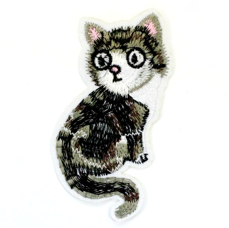 Термоаппликация (уп.10шт) арт. 40166-R2359 75х92 мм "Котенок"