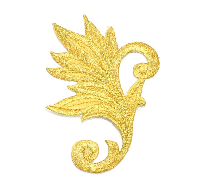 Термоаппликация (уп.20шт) "Декоративное украшение" 86,0 х 70 мм арт.40164-3460 золото