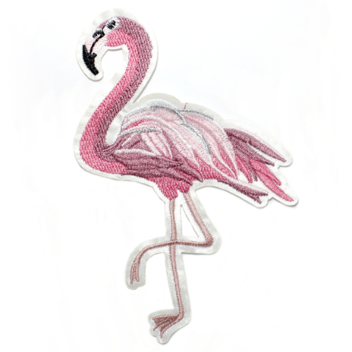 Термоаппликация (уп. 10 шт) 145х100 мм "Фламинго"