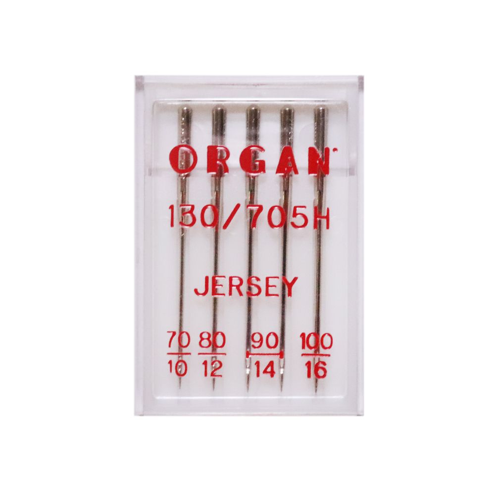 Иглы &quot;ORGAN&quot;  арт. 130/705Н для трикотажа (JERSEY) №70-100 для БШМ (5 игл)