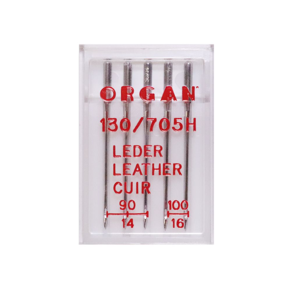 Иглы &quot;ORGAN&quot;  арт. 130/705Н-L для кожи №90-100 для БШМ (5 игл)