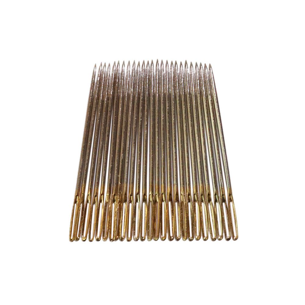 06157 Иглы для штопки №19 PONY золотое ушко (25 игл, длина: 45 мм, диам ...