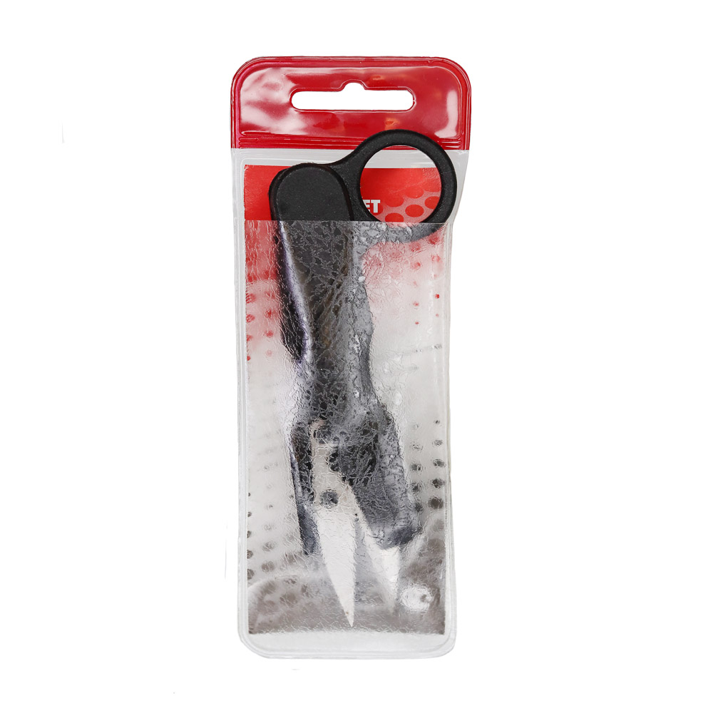 Ножницы для обрезки ниток Н-065 (дл. раб. части 40 мм, ручки пластик, уп. 5 шт)