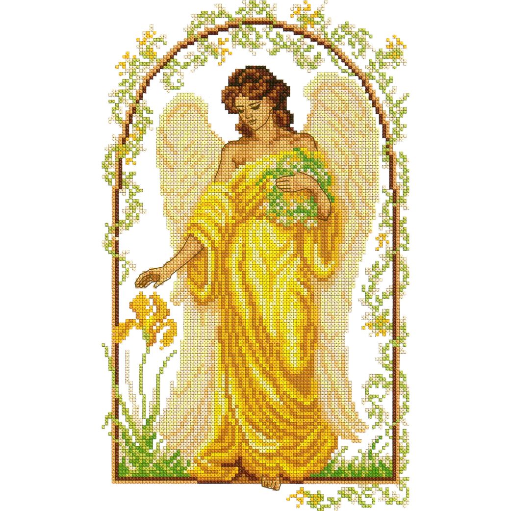 474 Дева-Ангел 19 х 32 / набор для вышивания (уп. 1шт.) - РАСПРОДАЖА