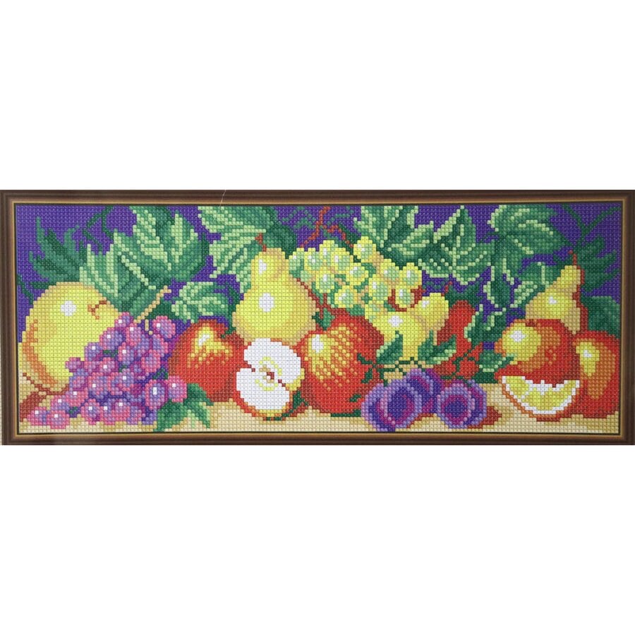 553 Фруктовое изобилие 13 х 33 / набор для вышивания (уп. 1шт.)