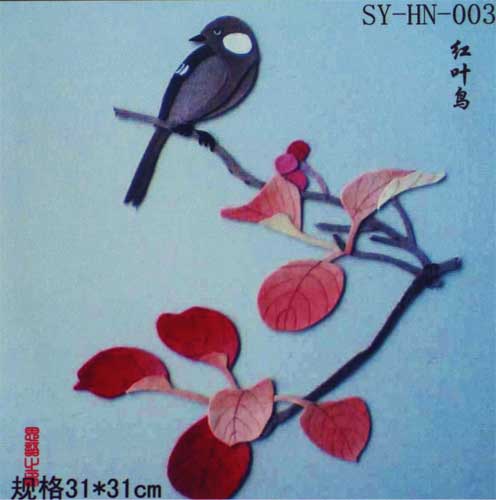 Набор для рукоделия* Картина из лоскута детские арт. SY-HN-003 птичка 31х31 см