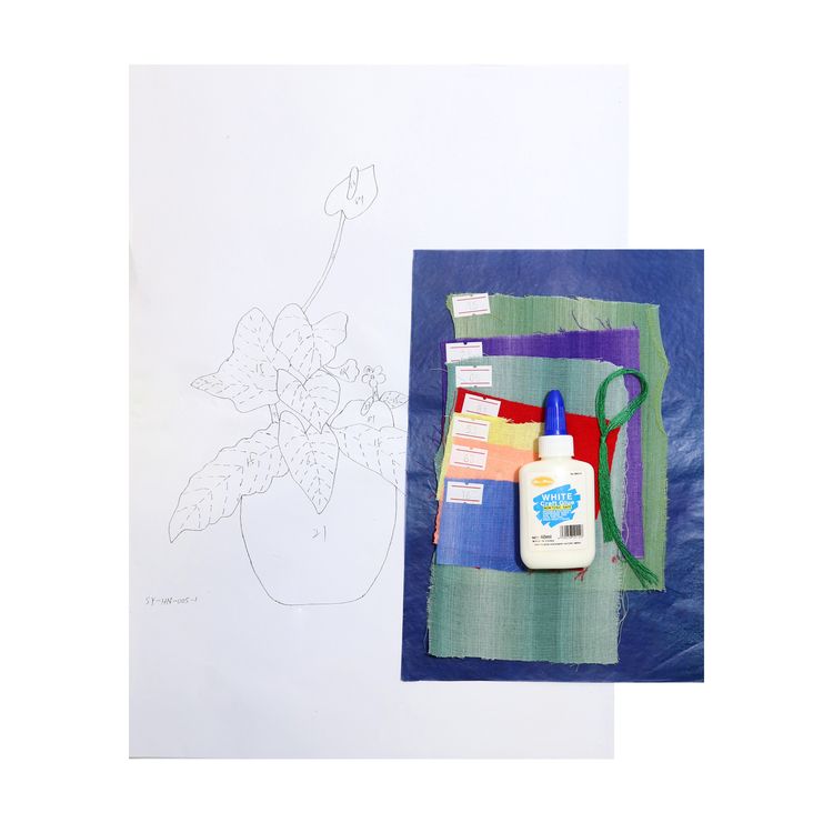 Набор для рукоделия* Картина из лоскута детские арт. SY-HN-012 цветок 30х40 см