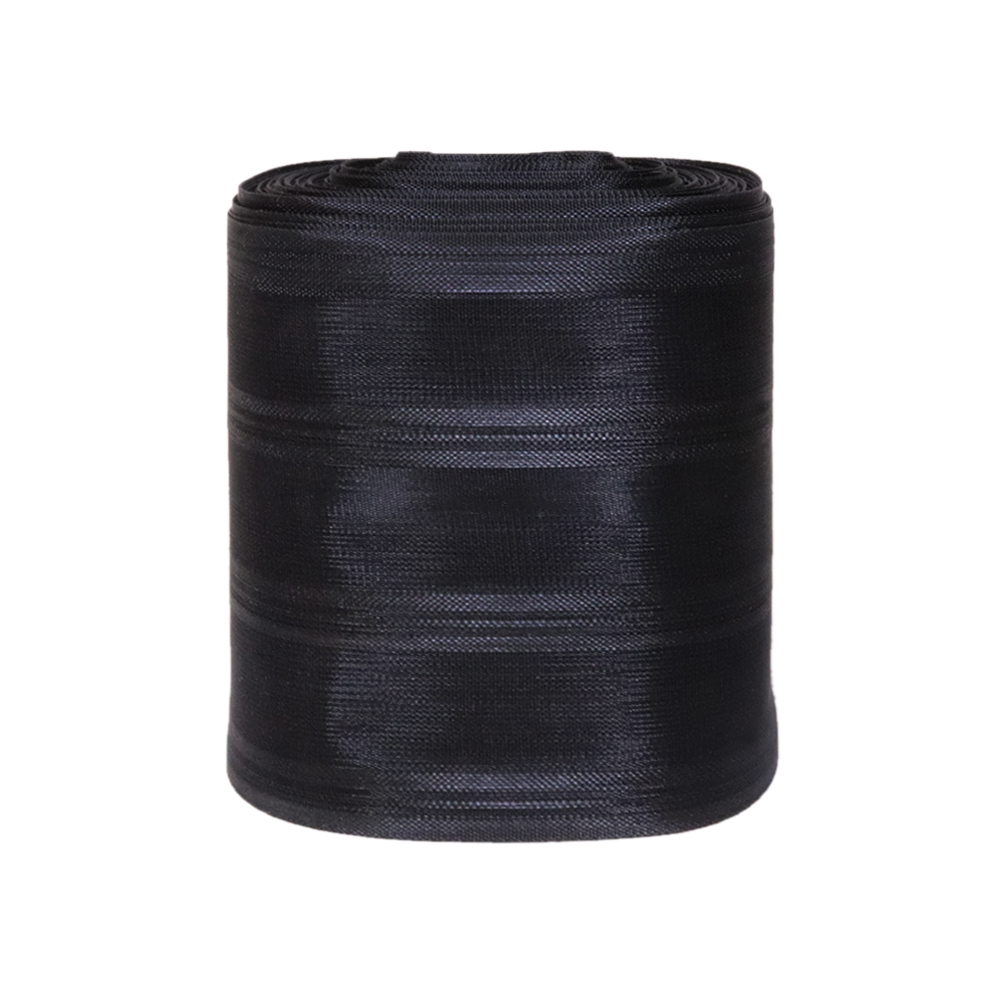Лента капроновая 1c90-91  шир. 85 № 365 ДС чёрный (уп. 25 м)