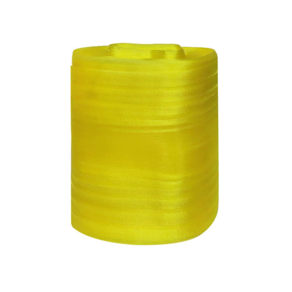 Лента капроновая 1c90-91  шир. 85 № 029 ДС жёлтый (уп. 25 м)