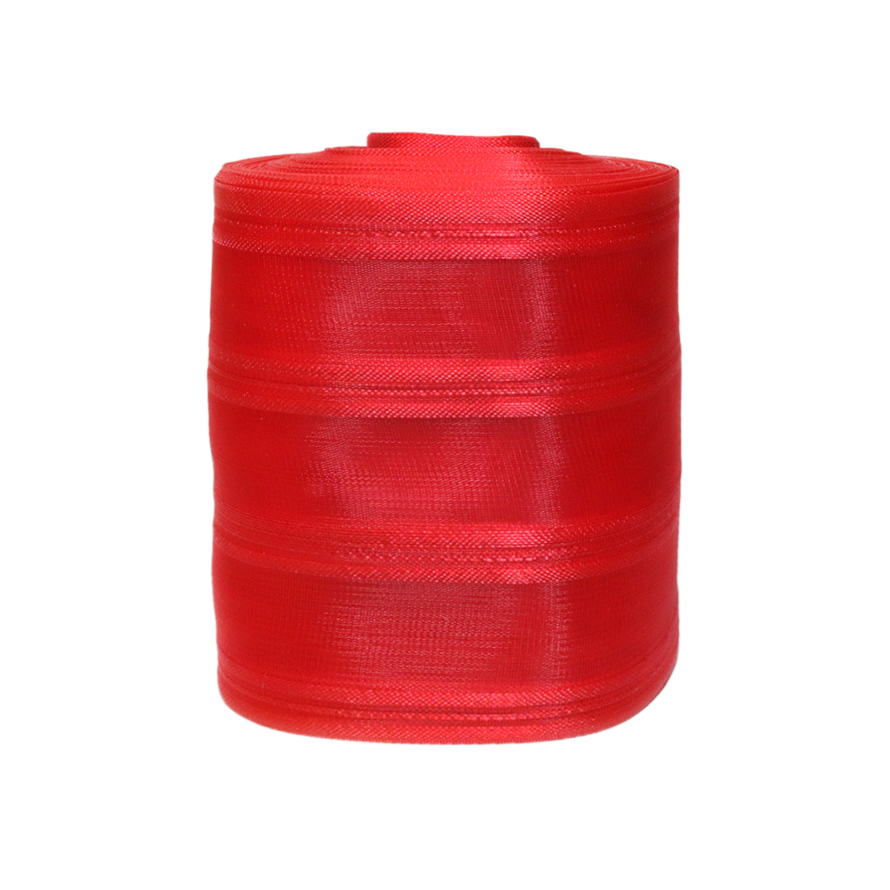 Лента капроновая 1c90-91  шир. 85 № 257 ДС красный (уп. 25 м)