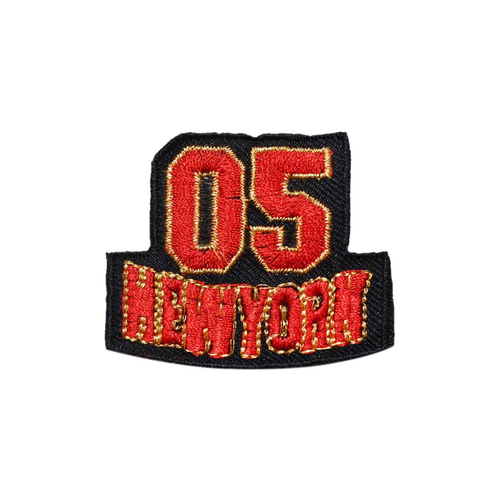 Лейбл клеевой арт. 2195 (уп 20 шт) &quot;05 NEWYORK&quot; 57х48 мм