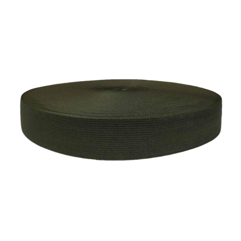 Лента окантовочная ЛОЦ-32 шир. 32 мм (пл. 4,0 гр/м) (уп. 100 м)  № 061 ДС хаки (51)