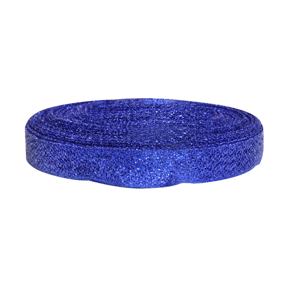 Парча шир. 10 мм  арт. 3430 № 149 ДС василёк (уп. 25 м)