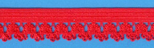 Резинка ажурная для нижнего белья (уп. 100 ярд) арт. 3001-12 № 257 ДС красный