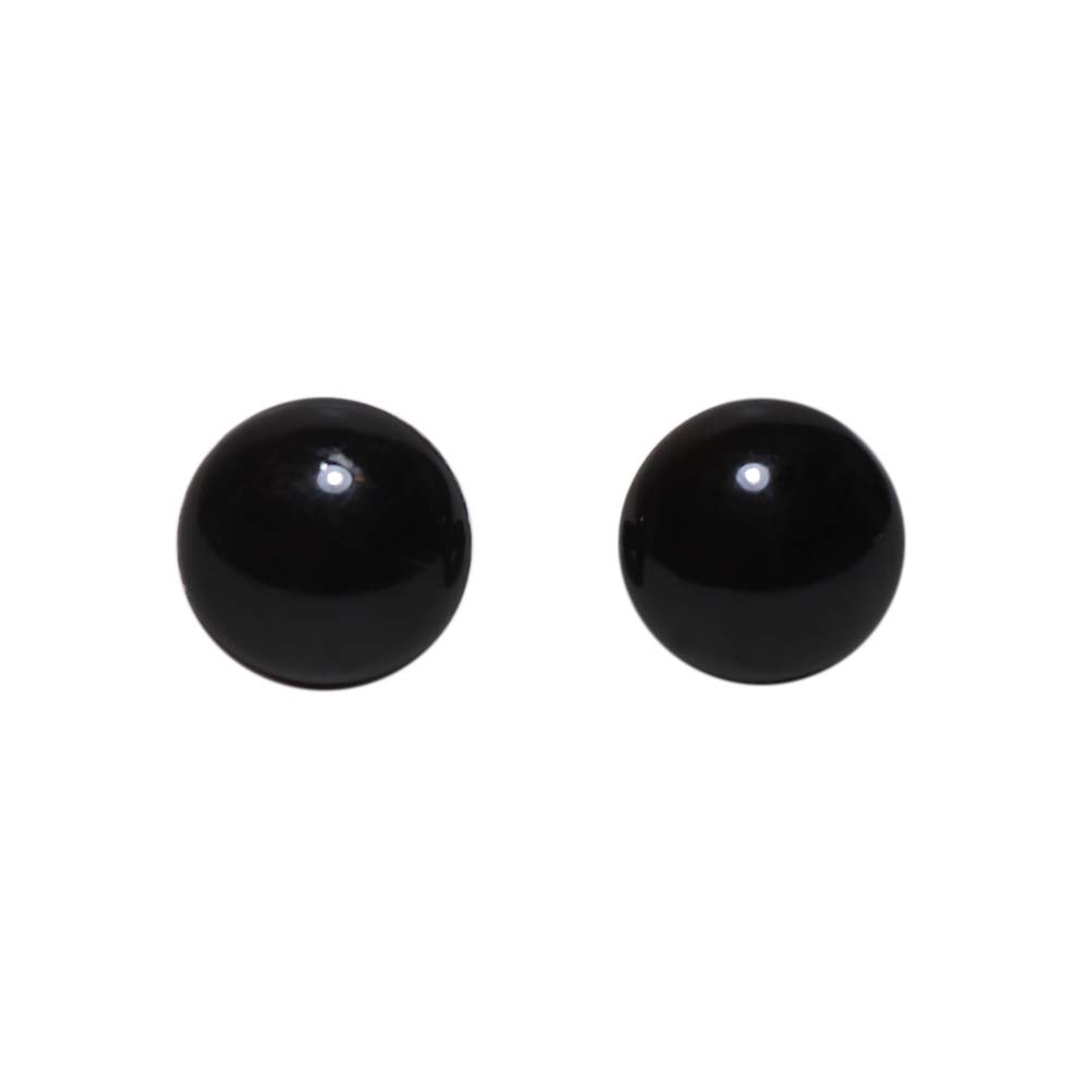 Глазки/носики с винтом (уп. 100шт) круглые 14 мм черный