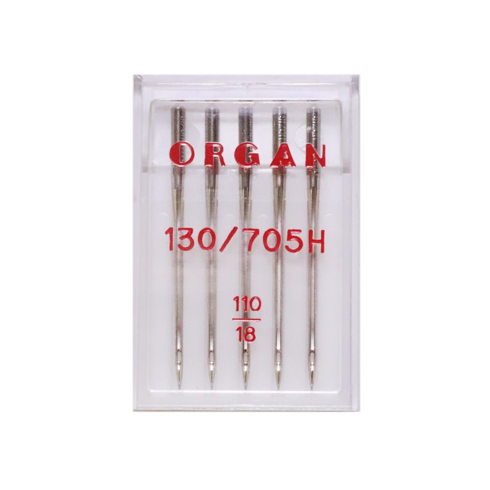Иглы &quot;ORGAN&quot;  130/705Н универсал. № 110  для БШМ (5 игл)