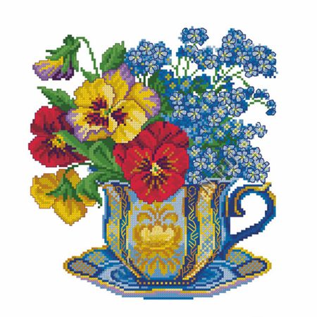 578 Незабываемые мнгновения 27 х 27 / набор для вышивания (уп. 1шт.)