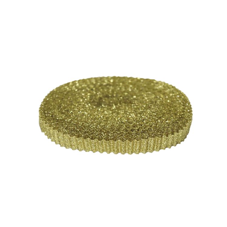 Парча гофрированная шир. 10 мм  арт. 3151 золото (уп. 10 м)