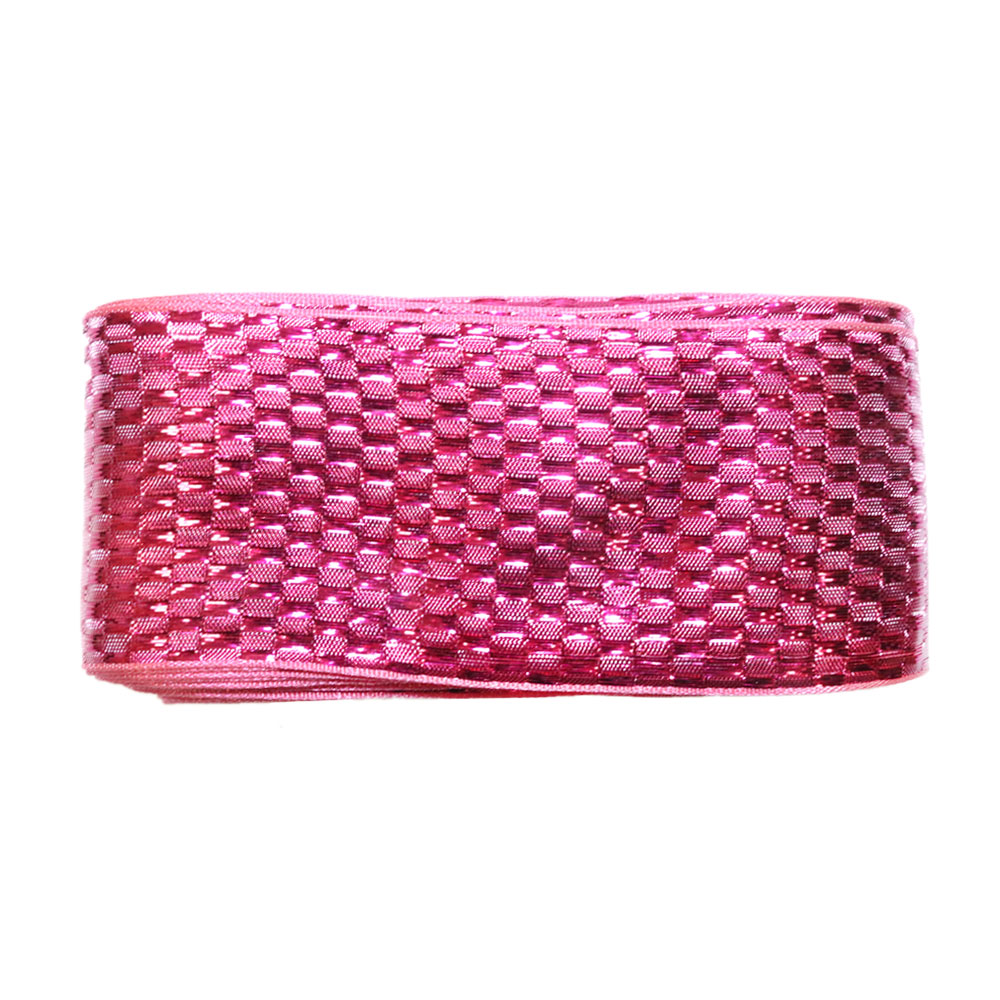 Парча "Радуга" шир.60 мм  арт. 3384 № 225 ДС малиновый (уп. 9 м)