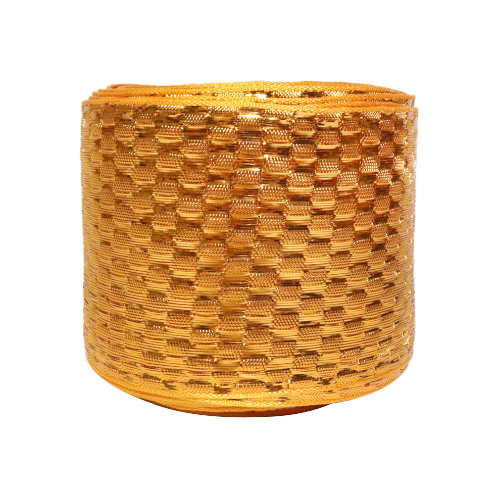 Парча "Радуга" шир.60 мм  арт. 3381 № 008 ДС оранжевый (уп. 25 м)