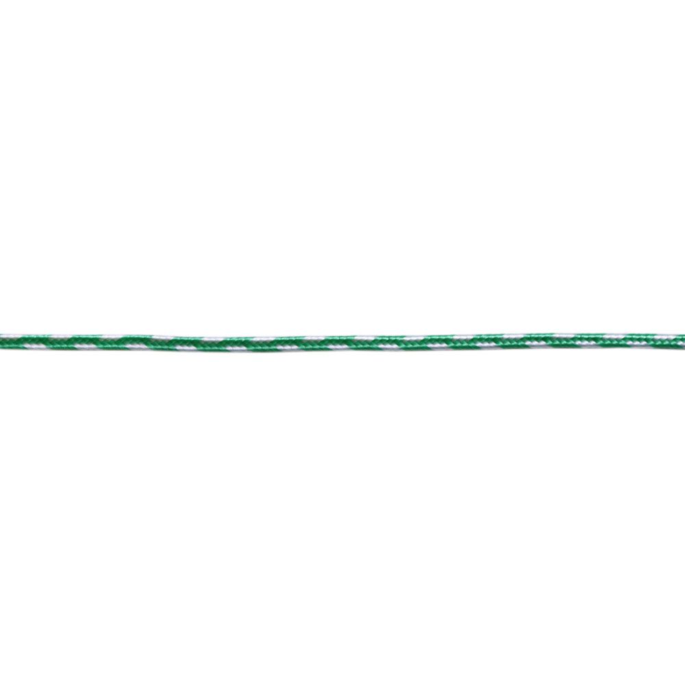 Шнур отделочный &quot;сутаж&quot; арт. 2473 двухцветный шир. 2 мм (уп. 20 м) бело-зеленый
