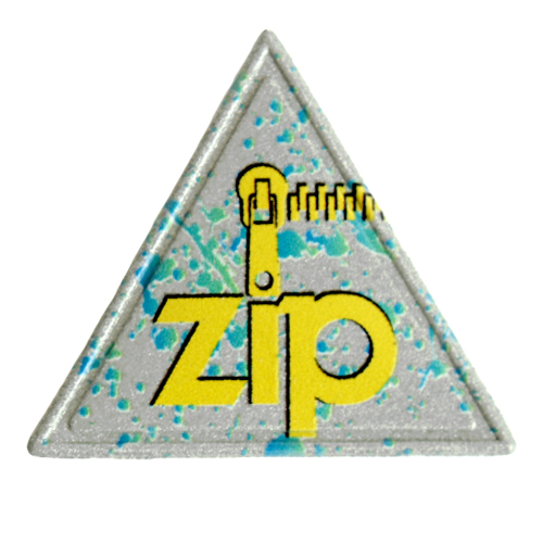 Светоотражающая нашивка треугольная 35 х 35 мм №4 &quot;Zip&quot; (уп. 10 шт.)