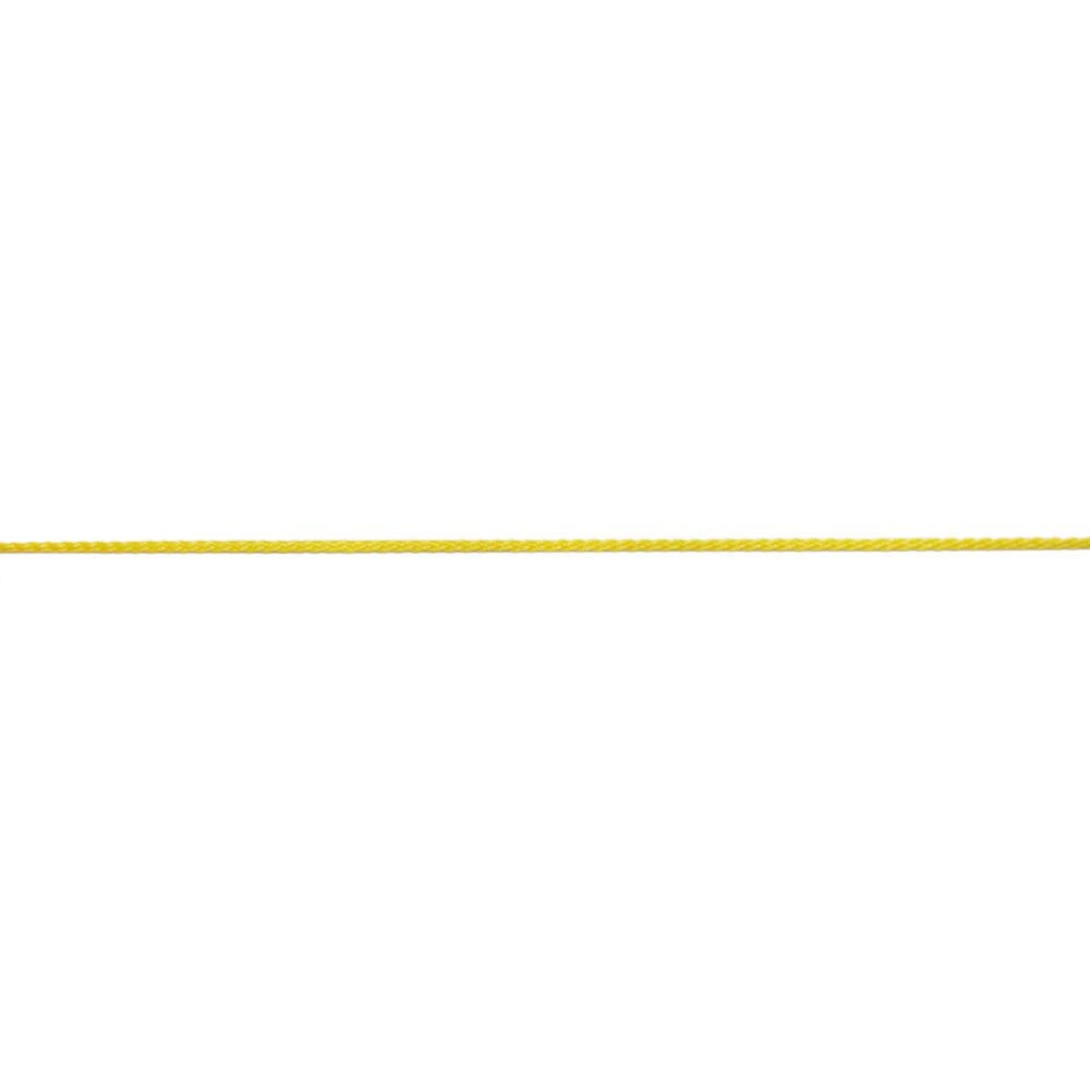 Шнур 1с16 п/э на бобине диам. 1,5 мм № 030 ДС жёлтый (уп. 200 м)