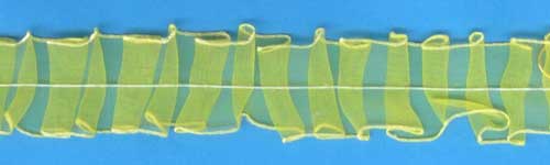 Рюш *  шир. 17 мм (уп. 35 м) желтый