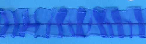 Рюш *  шир. 17 мм (уп. 35 м) василек