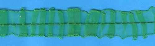 Рюш *  шир. 17 мм (уп. 35 м) зеленый