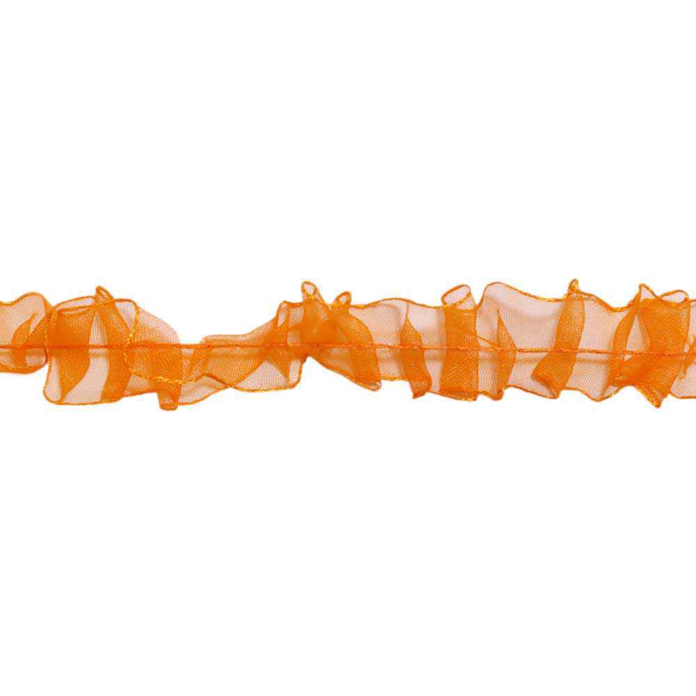 Рюш *  шир. 35 мм (уп. 35 м) оранжевый