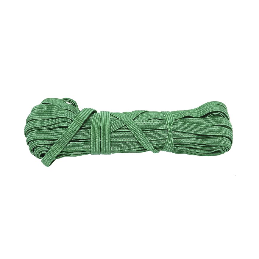 Резинка-продежка ш. 5 мм арт. 3323  № 095 ДС зеленая (уп. 15 х 10 м)